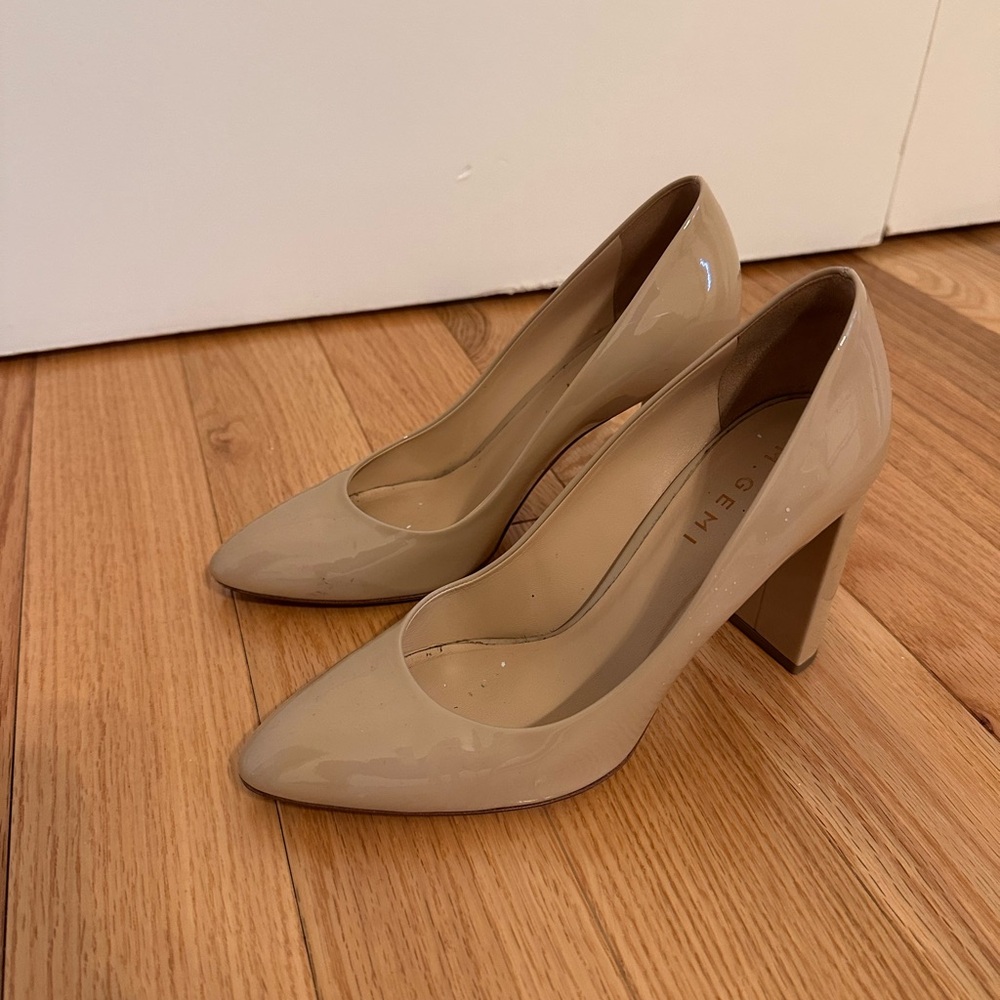 M. Gemi Cream Heels